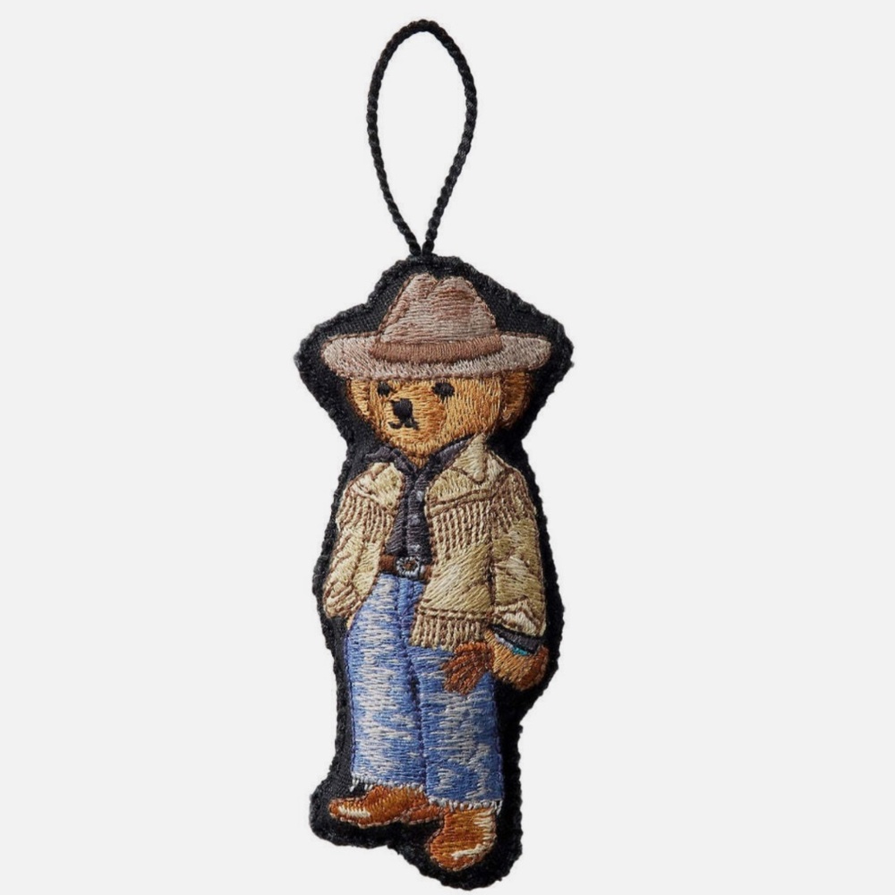 Polo RALPH LAUREN Western Themed Polo Bear Holiday Ornament